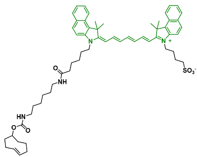 TCO-ICG，吲哚菁綠-反式環(huán)辛烯，ICG-TCO