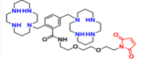 雙-1,4,8,11-四氮雜環十四烷-苯甲酰-PEG2-Mal